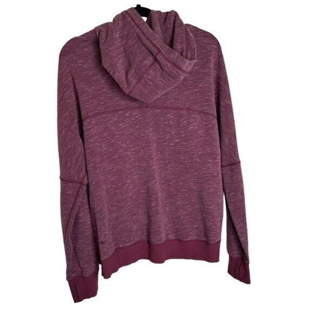 Lululemon Om & Roam Pullover Heathered Marled Rust Berry / Rust Berry Size 8 - Picture 3 of 9